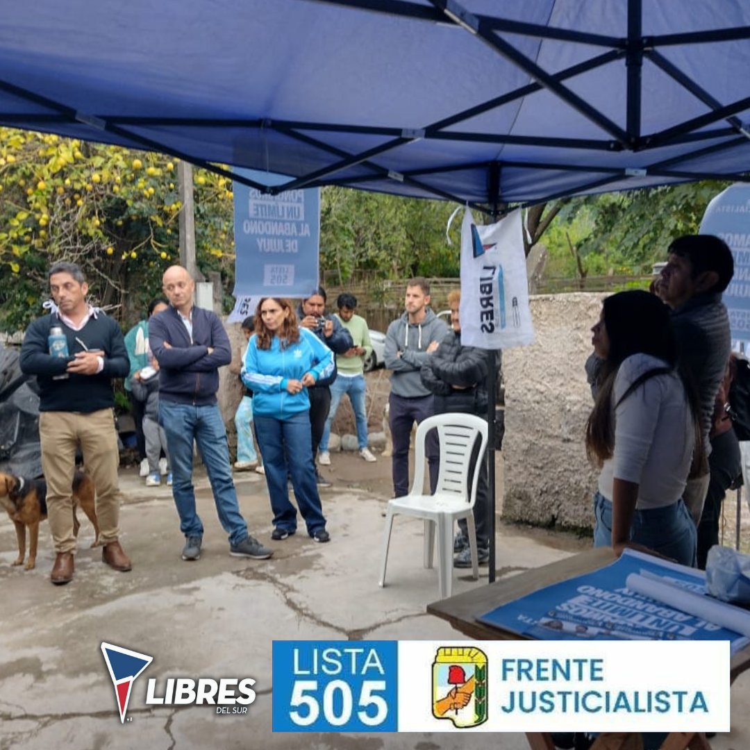 LibresDelSurJuy's tweet photo. ¡Visita al Merendero Los Angelitos en Villa José de Reyes! 

#lista505
#frenteJusticialista
#libresdelSur.
#MerenderoLosAngelito https://t.co/48x9Zj5YN4