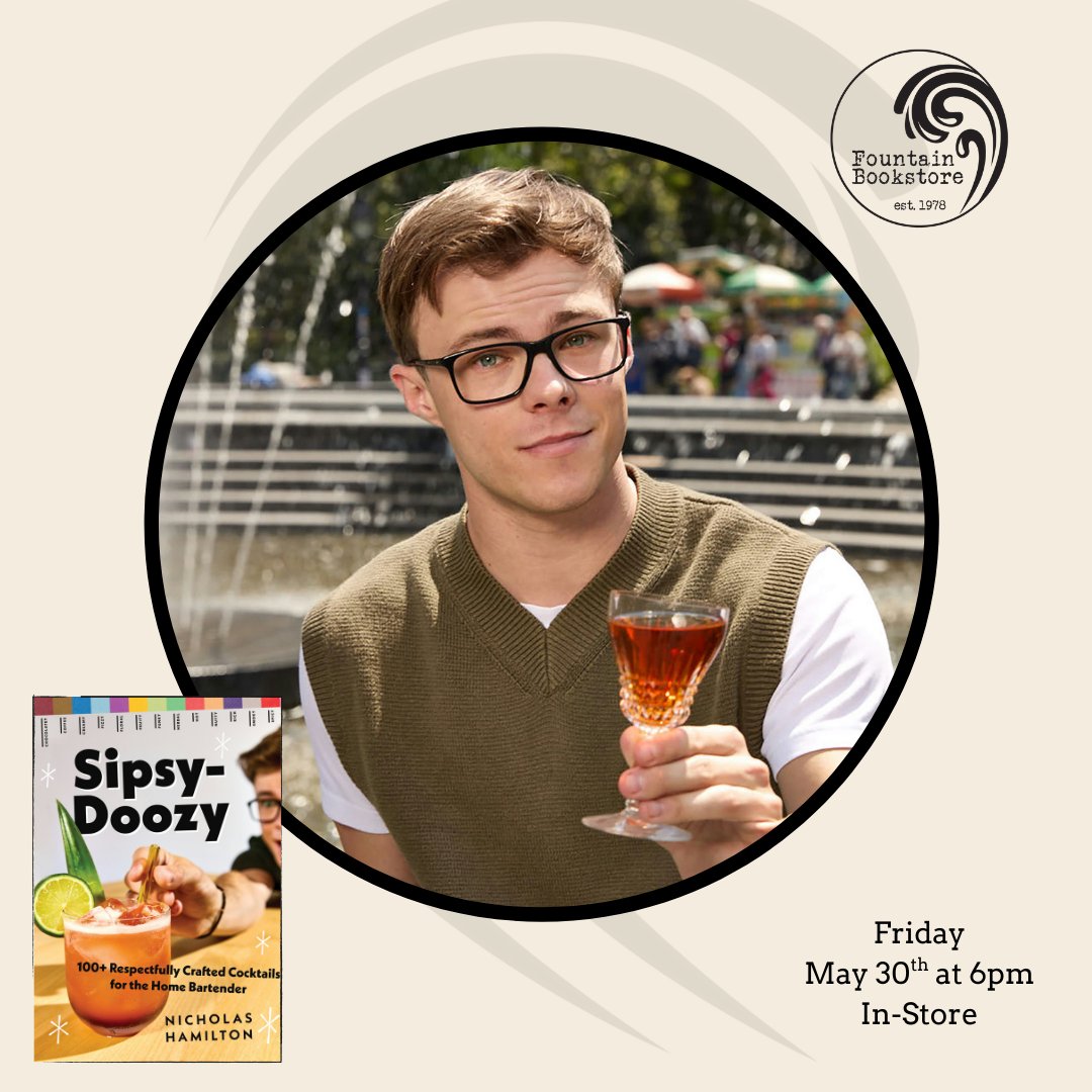 Mark your calendars for this one! Nic will be joining us to talk about his newest book, and there may be a signature drink available at the event - stay tuned for more details! We do know that it is going to be a fantastic time, so don't miss out.  #sipsydoozy #thingstodorva