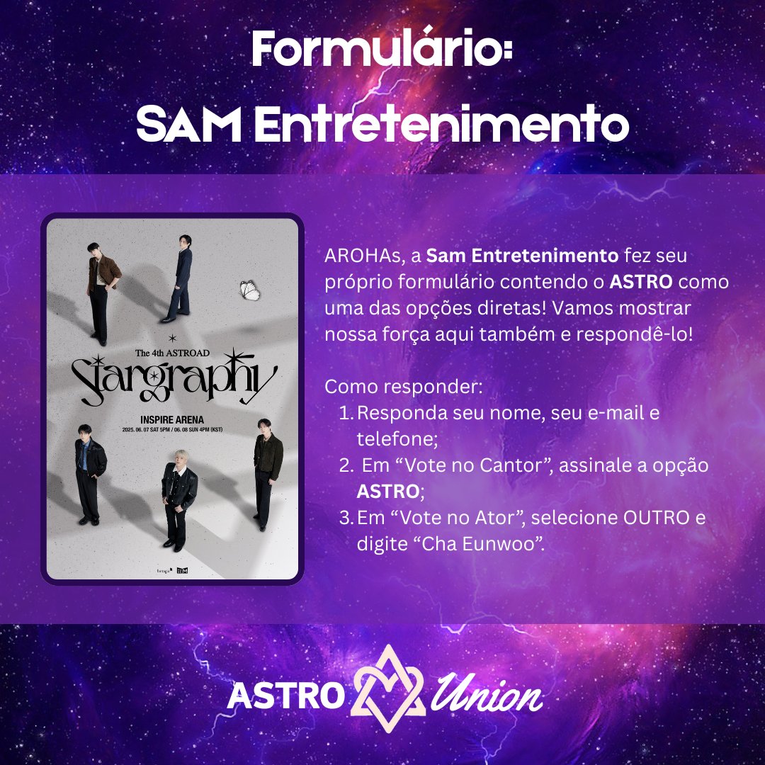ASTRO Union Brasil tweet media
