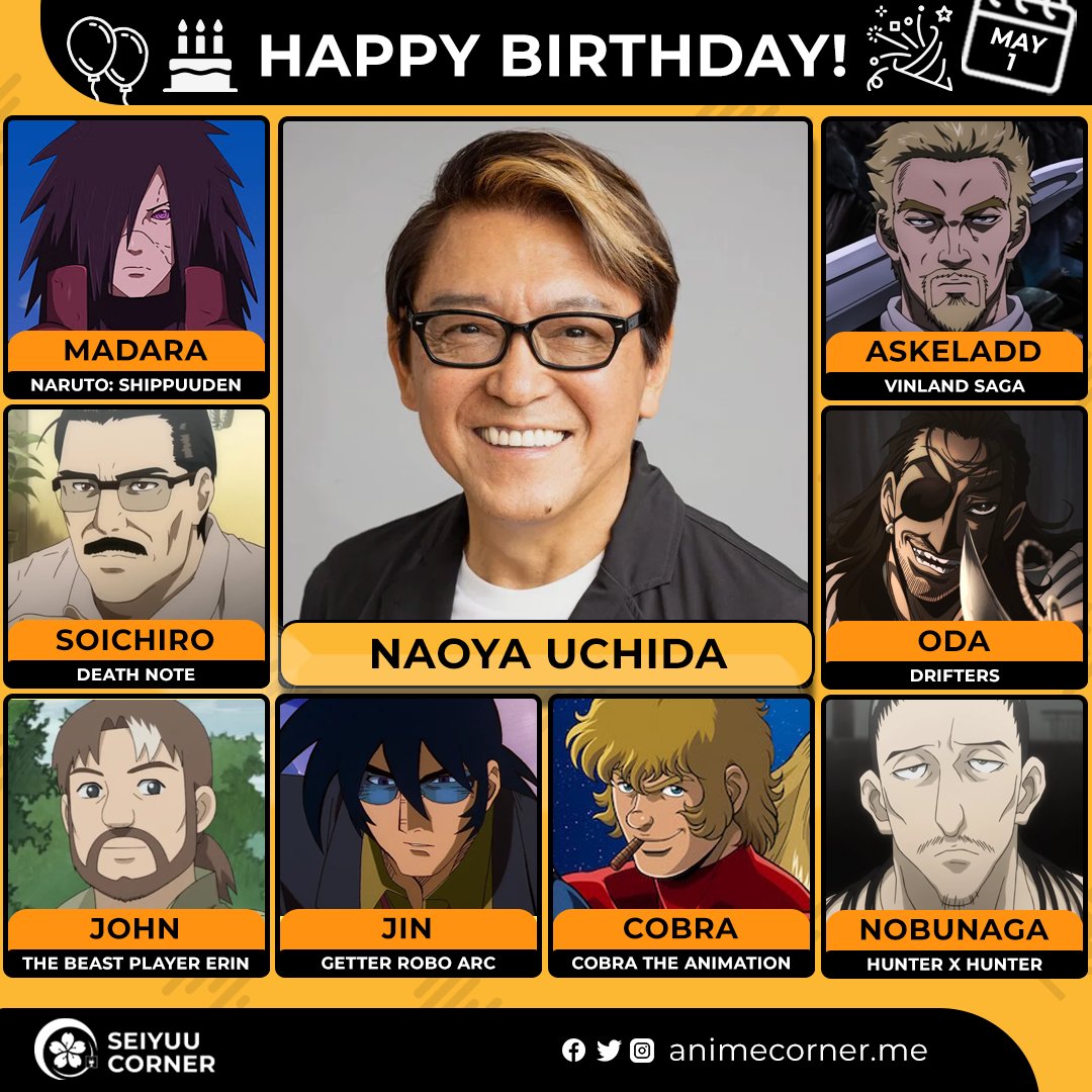 Happy 72nd birthday Naoya Uchida! 🎉 Let's wish him all the best