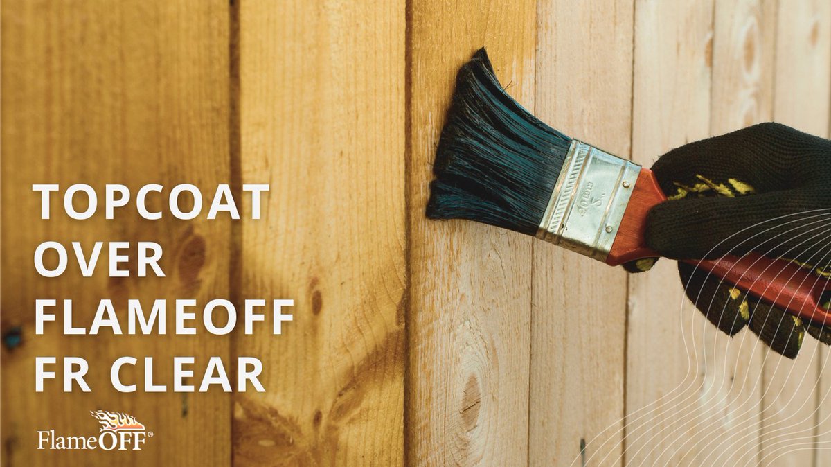 FlameOFFUS's tweet photo. Can I topcoat over FR Clear?
Yes! Follow these key steps: 

✅ Wait until FR Clear is FULLY dry 
✅ Test compatibility on small area first 
✅ Apply per manufacturer instructions 
✅ Get advice from our tech team for specific finishes

#FlameOFFTips #FireProtection #Finishing https://t.co/xOTjRg2XHJ