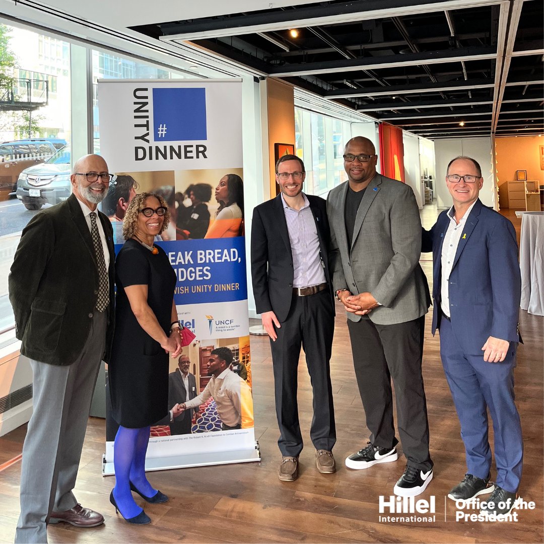 Honored to join UNCF, FCAS, President Mason (John Jay), and Troy Vincent (NFL) for our latest Black + Jewish Unity Dinner at CUNY. Teamwork makes the dreamwork when it comes to creating spaces and places for students to grow their relationships and mutual understanding.