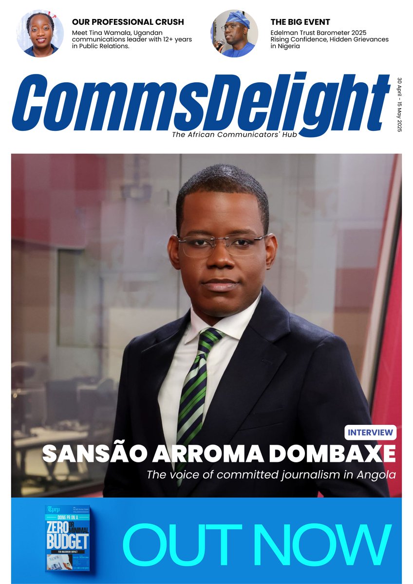 CommsOfAfrica (@commsofafrica) on Twitter photo 🚀 Just launched: the very first issue of #CommsDelight — a free, English-only mini magazine for comms pros across Anglophone Africa, by <a href="/CommsOfAfrica/">CommsOfAfrica</a>
📅 Issue 1 (30 Apr – 15 May 2025)
💡 Real stories. Bold ideas. Fresh insights.
📥 Read here →
linkedin.com/feed/update/ur… 🚀 Just launched: the very first issue of #CommsDelight — a free, English-only mini magazine for comms pros across Anglophone Africa, by <a href="/CommsOfAfrica/">CommsOfAfrica</a>
📅 Issue 1 (30 Apr – 15 May 2025)
💡 Real stories. Bold ideas. Fresh insights.
📥 Read here →
linkedin.com/feed/update/ur…