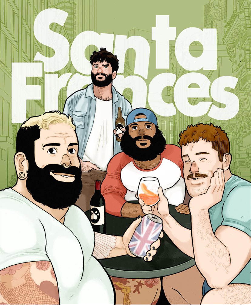 Are you ready for the new hottest gay comic? 🔥in Santa Frances vol.4! Get the book here: kck.st/4jsnNVn