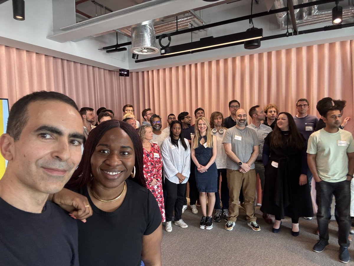 Karim Beguir (@kbeguir) on Twitter photo Had an awesome time moderating my 1st panel at the Google AI First UK Accelerator Program!💥
Together with 30+ founders, mentors and GCP leaders we discussed how to balance innovation, impact & responsibility in AI. It was great seeing again my old friend <a href="/onajitesays/">Najite Emerhor-Ogwo</a>! Had an awesome time moderating my 1st panel at the Google AI First UK Accelerator Program!💥
Together with 30+ founders, mentors and GCP leaders we discussed how to balance innovation, impact & responsibility in AI. It was great seeing again my old friend <a href="/onajitesays/">Najite Emerhor-Ogwo</a>!