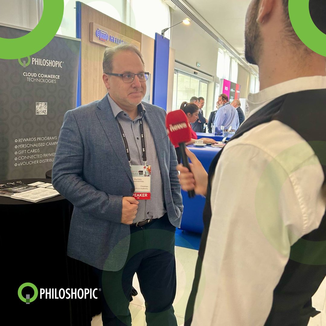 PHILOSHOPIC's tweet photo. It’s a wrap on the 22nd Cyprus Grocery Retailer Conference!

The PHILOSHOPIC team was onsite, connecting with industry professionals and showcasing how we empower businesses with cutting-edge cloud technology ☁️, data-driven promotions 📊, and seamless payment experiences 💳. https://t.co/Hi7yPm2cLD