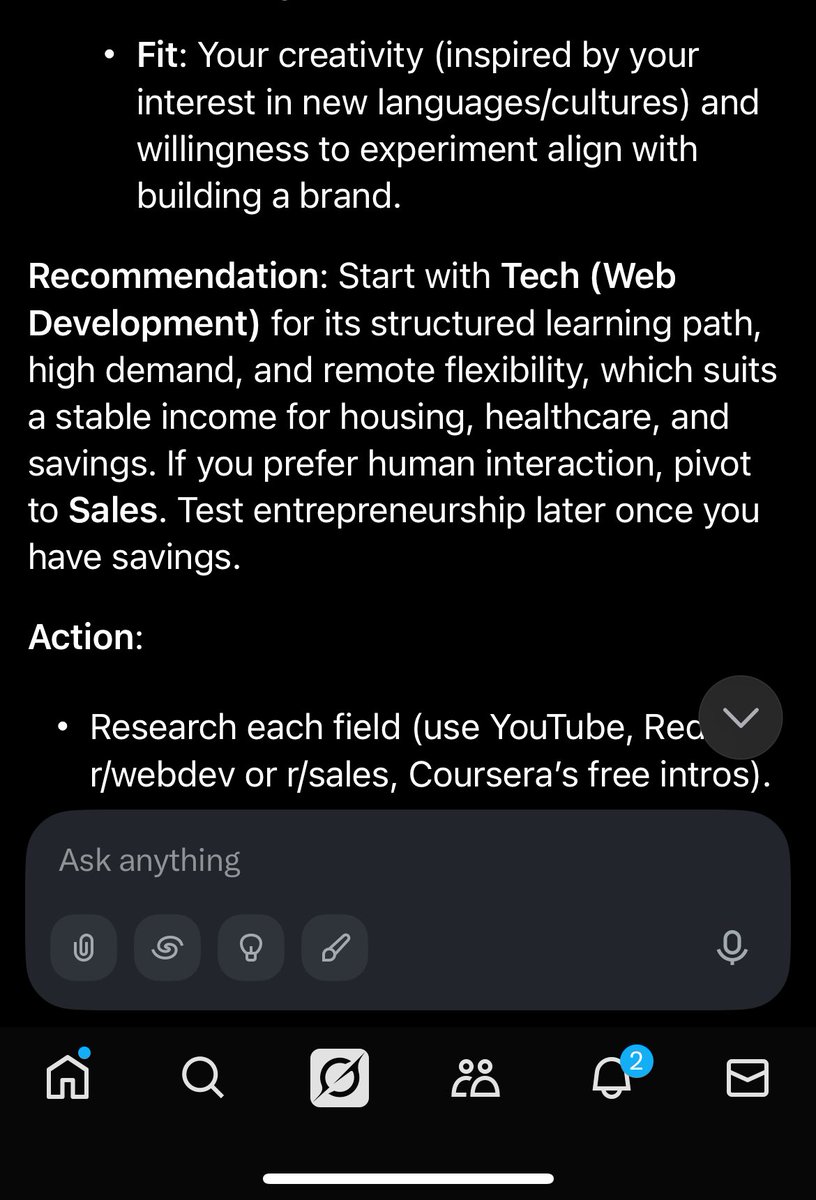 MrsAnxiousPanda's tweet photo. Just wanted to let you know how cool Grok is! Absolutely loving its memory!Especially, cross-platform from X, to the Grok app. @elonmusk https://t.co/SZLljqwsr8
