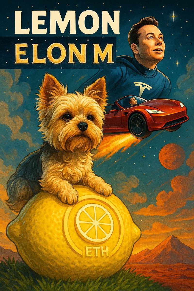 "Lemon has the same first 5 letters as Elon Musk… coincidence, or proof that life gave him lemons and he made a Tesla? 🍋🚗 #ElonZest"
#ElonMusk #Lemon #Ethereum