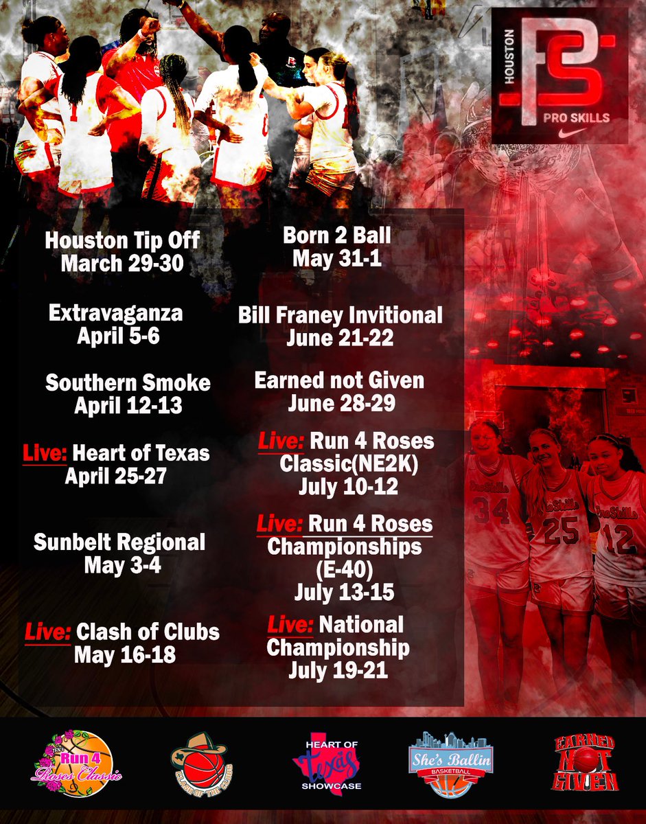 Nike Proskills Houston (@proskillshtx) on Twitter photo We are looking for 1 or 2 strong 7th or 8th grade (girls) players to join our travel team and play on one of the strongest junior high circuits in the country.
We have two SOLID teams they would be joining.
If this is you, reach out asap!
<a href="/dexsmooth/">Coach-Dex 17U (E-40)</a> <a href="/coachcasteel1/">Coach Steve Casteel, M.Ed</a> <a href="/Coach13Murray/">Coach Murray</a> We are looking for 1 or 2 strong 7th or 8th grade (girls) players to join our travel team and play on one of the strongest junior high circuits in the country.
We have two SOLID teams they would be joining.
If this is you, reach out asap!
<a href="/dexsmooth/">Coach-Dex 17U (E-40)</a> <a href="/coachcasteel1/">Coach Steve Casteel, M.Ed</a> <a href="/Coach13Murray/">Coach Murray</a>