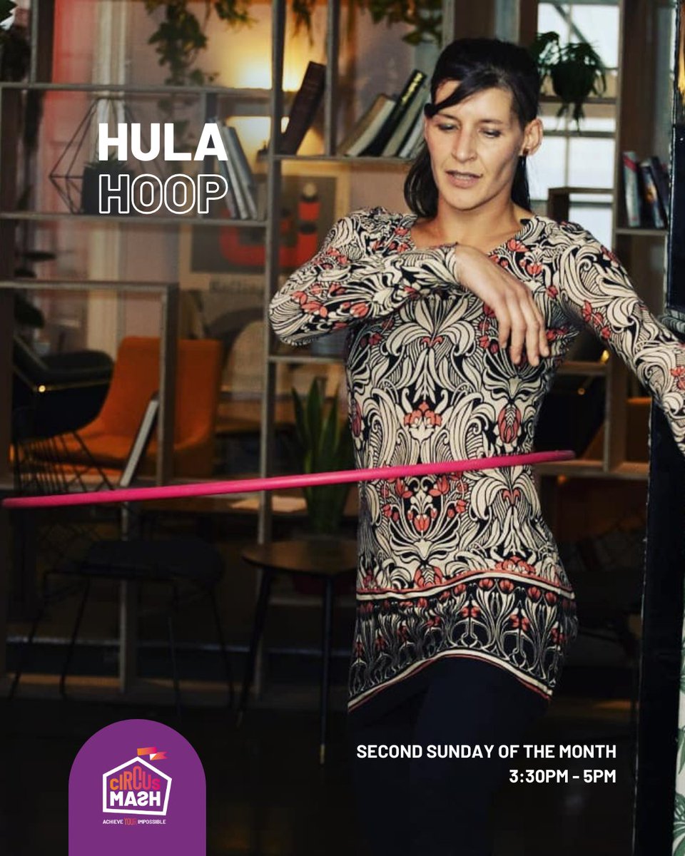 CircusMASH's tweet image. 🎯 Spin, twirl &amp;amp; flow! The next Hula Hoop Club is just around the corner! Whether you're a hoop newbie or a trick pro, come and play!

📅 Next session: 11th May
⏰ 3:30PM – 5PM

🔗 circusmash.co.uk/classes/adult-…

#HulaHoop #CircusFitness #BirminghamEvents #CircusMASH