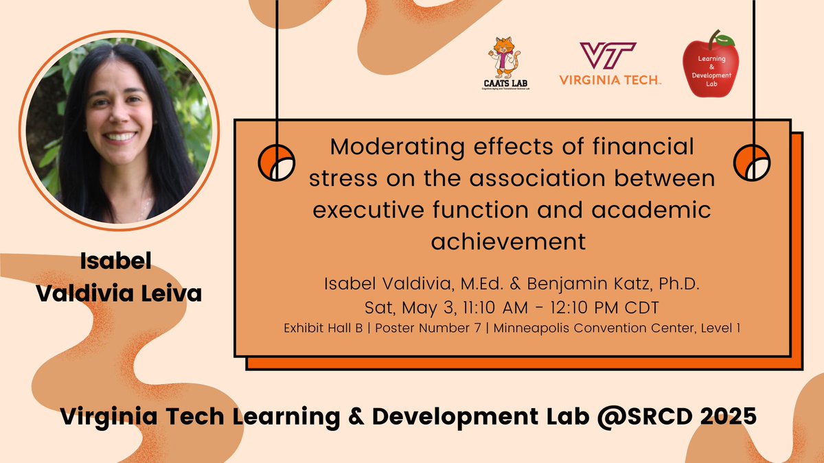 Caroline Hornburg (@cbhornburg) on Twitter photo I'm excited to announce #SRCD25 conference presentations led by current and former grad students in the <a href="/VTLearnLab/">Virginia Tech Learning & Development Lab</a>! Isabel (PhD Candidate) is presenting a poster from a project with another collaborator in <a href="/VT_HDFS/">VT Human Development & Family Science</a>, Dr. Ben Katz! <a href="/SRCDtweets/">Society for Research in Child Development</a> #SRCD2025 I'm excited to announce #SRCD25 conference presentations led by current and former grad students in the <a href="/VTLearnLab/">Virginia Tech Learning & Development Lab</a>! Isabel (PhD Candidate) is presenting a poster from a project with another collaborator in <a href="/VT_HDFS/">VT Human Development & Family Science</a>, Dr. Ben Katz! <a href="/SRCDtweets/">Society for Research in Child Development</a> #SRCD2025