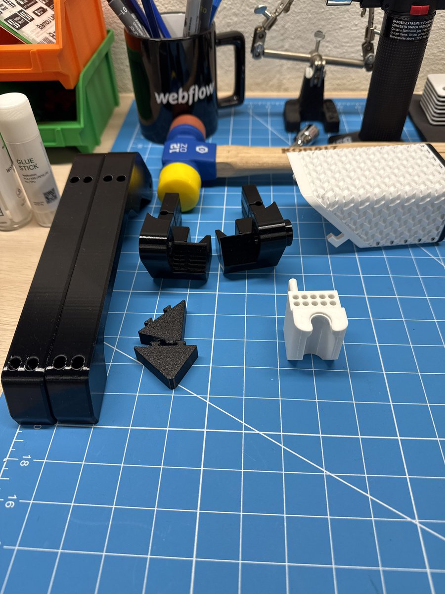 Steel City Maker is a new venture for me. Recently purchased a <a href="/BambulabGlobal/">Bambu Lab</a> P1S Combo, thanks in part to <a href="/waldobroodryk/">Waldo</a>, for his guidance. Prints are coming out smoothly and look for some of my own originals in the coming weeks. 

Here’s some of what I have printed so far!