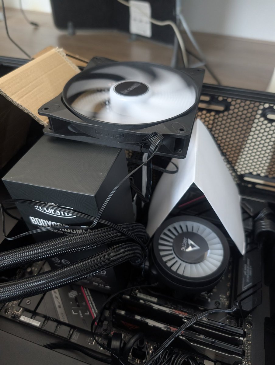 I just started testing the PBlaze 7 SSD from <a href="/MemblazeCorp/">Memblaze Corporation</a> 

Working with Enterprise hardware is great, but I did not expect them to need this much cooling. It got too hot with just a case fan on it, so I had to make a very temporary air funnel

Next step will be a 3D printed fix