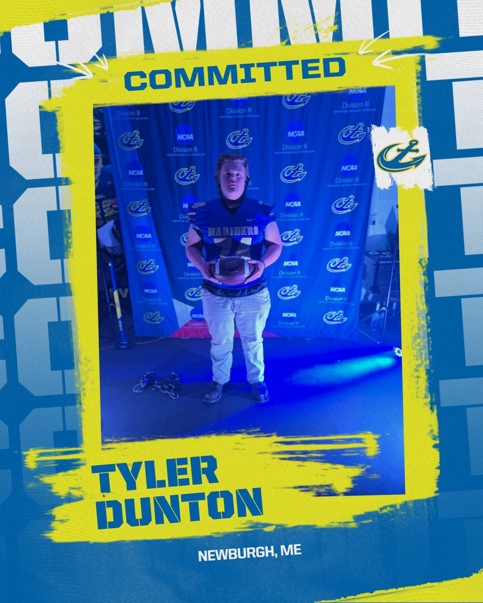 Congratulations to our guy Tyler Dunton on committing to <a href="/MMA_Football/">Maine Maritime FB</a> !!!