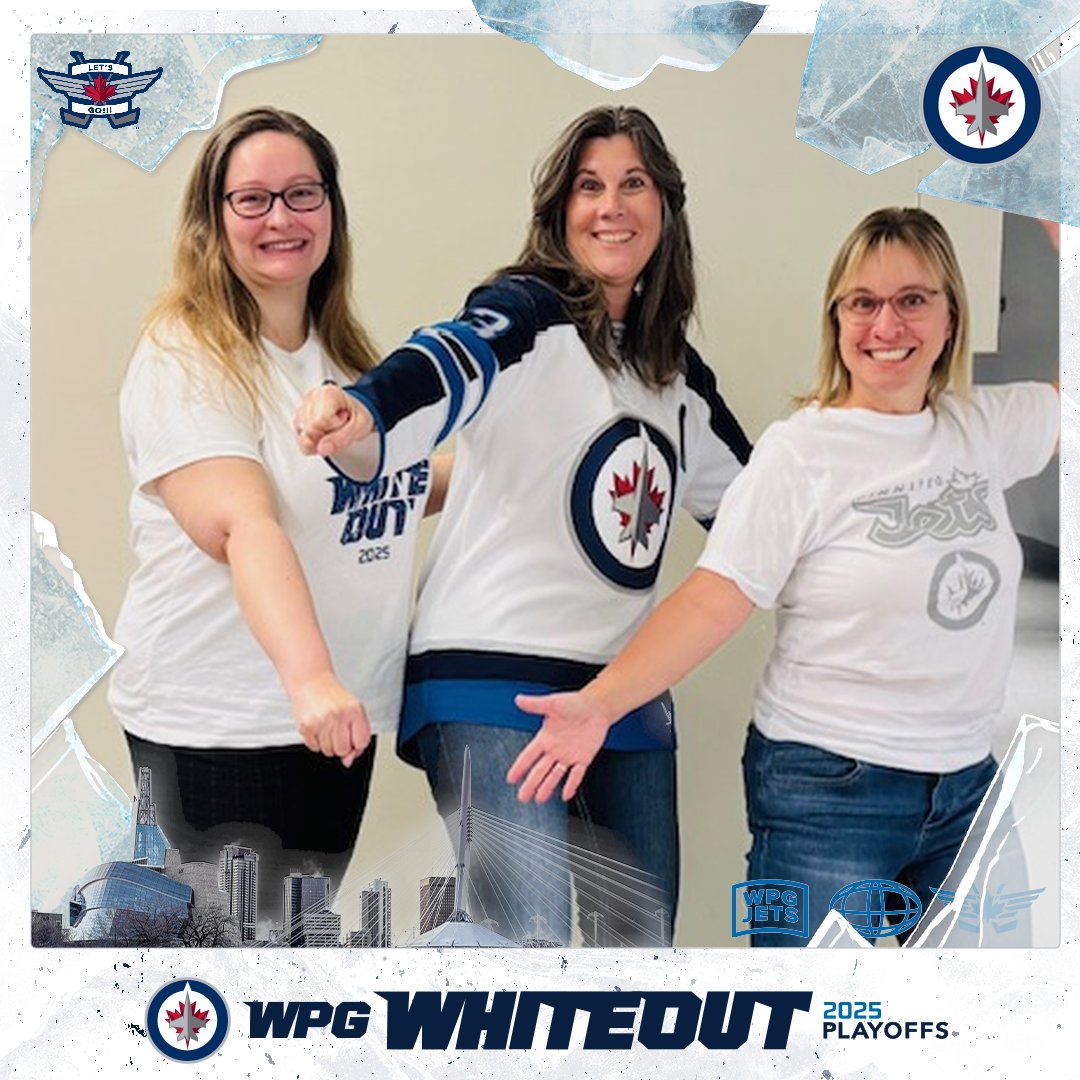 FGS is cheering for the #WinnipegJets tonight! #WPGWhiteout and #GoJetsGo