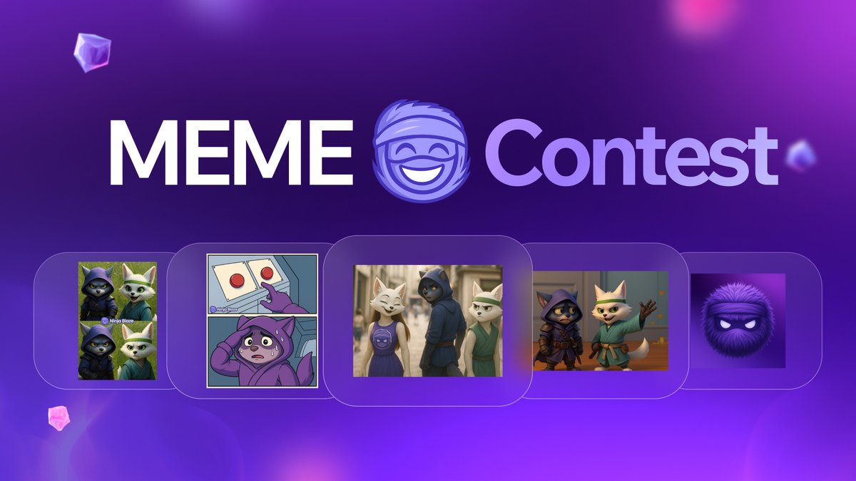 Ninja Blaze (@ninjablazeapp) on Twitter photo 🔥 Meme Masters, Assemble!
Join the Ninja Blaze Meme Contest
🗓 May 1 - May 31, 2025
💰 $1,000 USDC Prize Pool
🏆 50 Winners
💡 More memes = better chances to win!
Create → Post → Tag <a href="/NinjaBlazeApp/">Ninja Blaze</a> → Use $NBZ
Enter here 👉 forms.gle/pJYNpZbmre4i7x…
Let the memes blaze! 🥷 🔥 Meme Masters, Assemble!
Join the Ninja Blaze Meme Contest
🗓 May 1 - May 31, 2025
💰 $1,000 USDC Prize Pool
🏆 50 Winners
💡 More memes = better chances to win!
Create → Post → Tag <a href="/NinjaBlazeApp/">Ninja Blaze</a> → Use $NBZ
Enter here 👉 forms.gle/pJYNpZbmre4i7x…
Let the memes blaze! 🥷