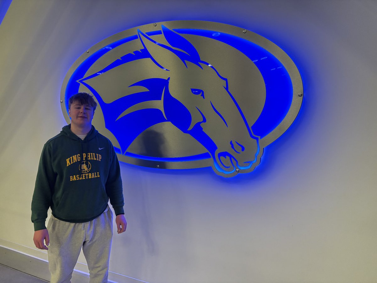 Thank you <a href="/Colby_Football/">Colby Football</a> and <a href="/NickSpause/">Coach Spause</a> having me and touring me around the facilities. <a href="/kpwarriors/">King Philip Football</a>