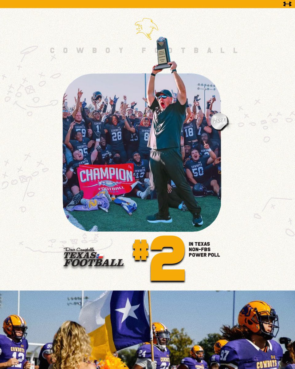 Hardin-Simmons Cowboy Football (@hsucowboys) on Twitter photo Weโre #๐ฎ on <a href="/dctf/">Dave Campbell's Texas Football โ TexasFootball.com</a> 2025 Texas Non-FBS Power Poll ๐ค
#HOOYAH Weโre #๐ฎ on <a href="/dctf/">Dave Campbell's Texas Football โ TexasFootball.com</a> 2025 Texas Non-FBS Power Poll ๐ค
#HOOYAH