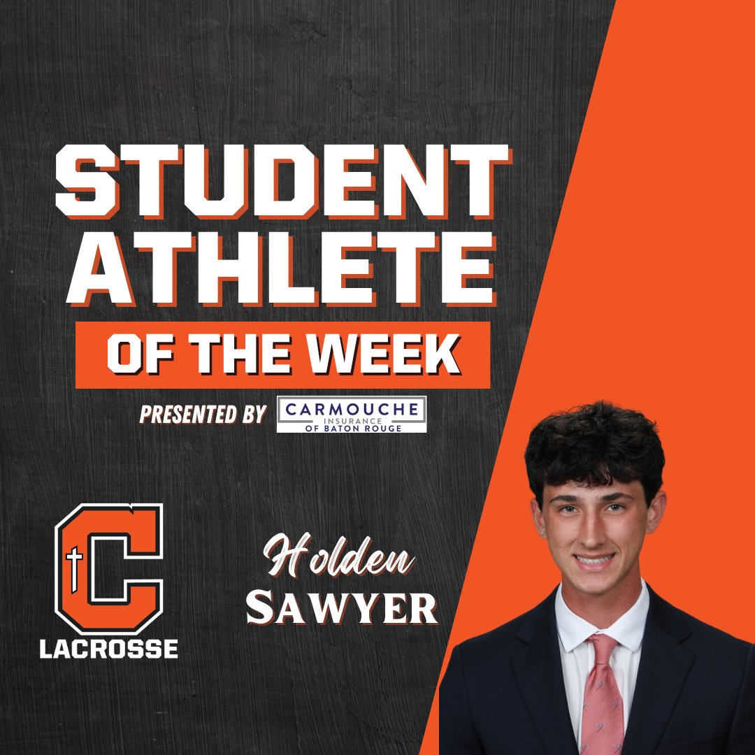 CHS Athletics (@chsbrathletics) on Twitter photo Congratulations to <a href="/CHSBRLax/">CHS Lacrosse</a> senior Holden Sawyer on being named the Carmouche Insurance Student-Athlete of the Week!
Holden is a veteran defenseman and the only returning starter from last year’s long pole position group. His range and footwork make him a formidable foe for any Congratulations to <a href="/CHSBRLax/">CHS Lacrosse</a> senior Holden Sawyer on being named the Carmouche Insurance Student-Athlete of the Week!
Holden is a veteran defenseman and the only returning starter from last year’s long pole position group. His range and footwork make him a formidable foe for any