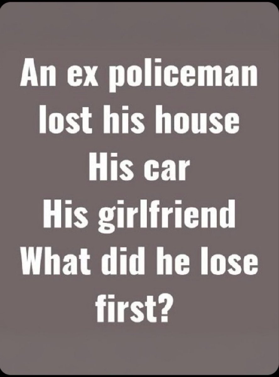 Are you a genius ??

What did he first lose