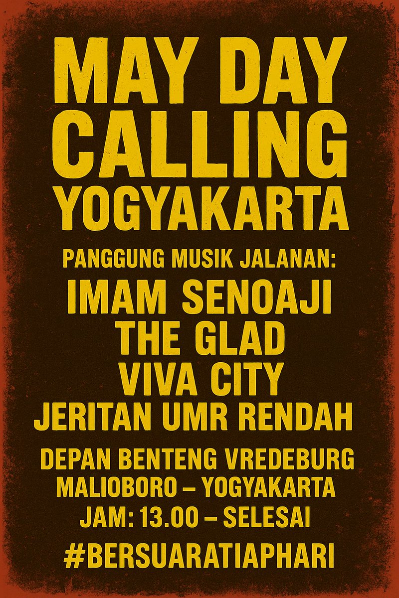 Info kejadian esok hari. Mari baku jumpa

#SuaraTiapHari #MayDay