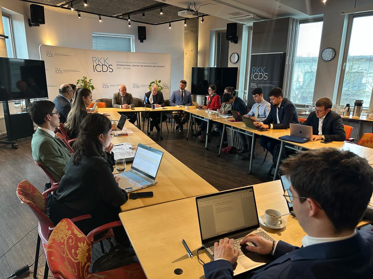 College of Europe in Natolin (@coenatolin) on Twitter photo “Deterring Russia🇷🇺: Resilience, Responsibility and Resolve”
#NatolinNordicBalticsTeam gets important insights for navigating complex geopolitical challenges at the International Center for Defence and Security <a href="/ICDS_Tallinn/">ICDS Tallinn</a> from <a href="/MarekKohv/">Marek Kohv</a>, Head of Security Resilience “Deterring Russia🇷🇺: Resilience, Responsibility and Resolve”
#NatolinNordicBalticsTeam gets important insights for navigating complex geopolitical challenges at the International Center for Defence and Security <a href="/ICDS_Tallinn/">ICDS Tallinn</a> from <a href="/MarekKohv/">Marek Kohv</a>, Head of Security Resilience