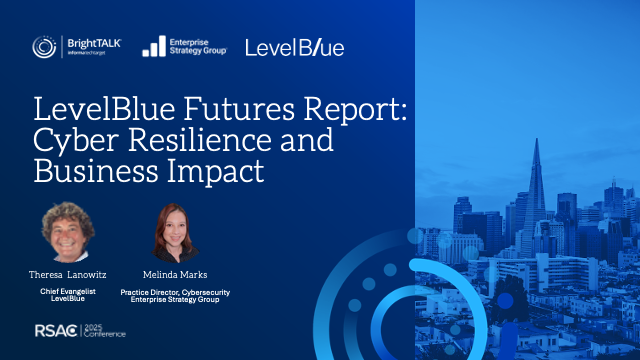 Catch <a href="/CyberLanowitz/">Theresa Lanowitz</a>’s live fireside chat this morning with <a href="/esg_global/">Enterprise Strategy Group</a>’s <a href="/melindamarks/">Melinda Marks</a> at #RSAC! 

They will be chatting about all things cyber resilience and the LevelBlue Futures Report - stop by Broadcast Alley at 9:30 AM PT to check it out! 🎤