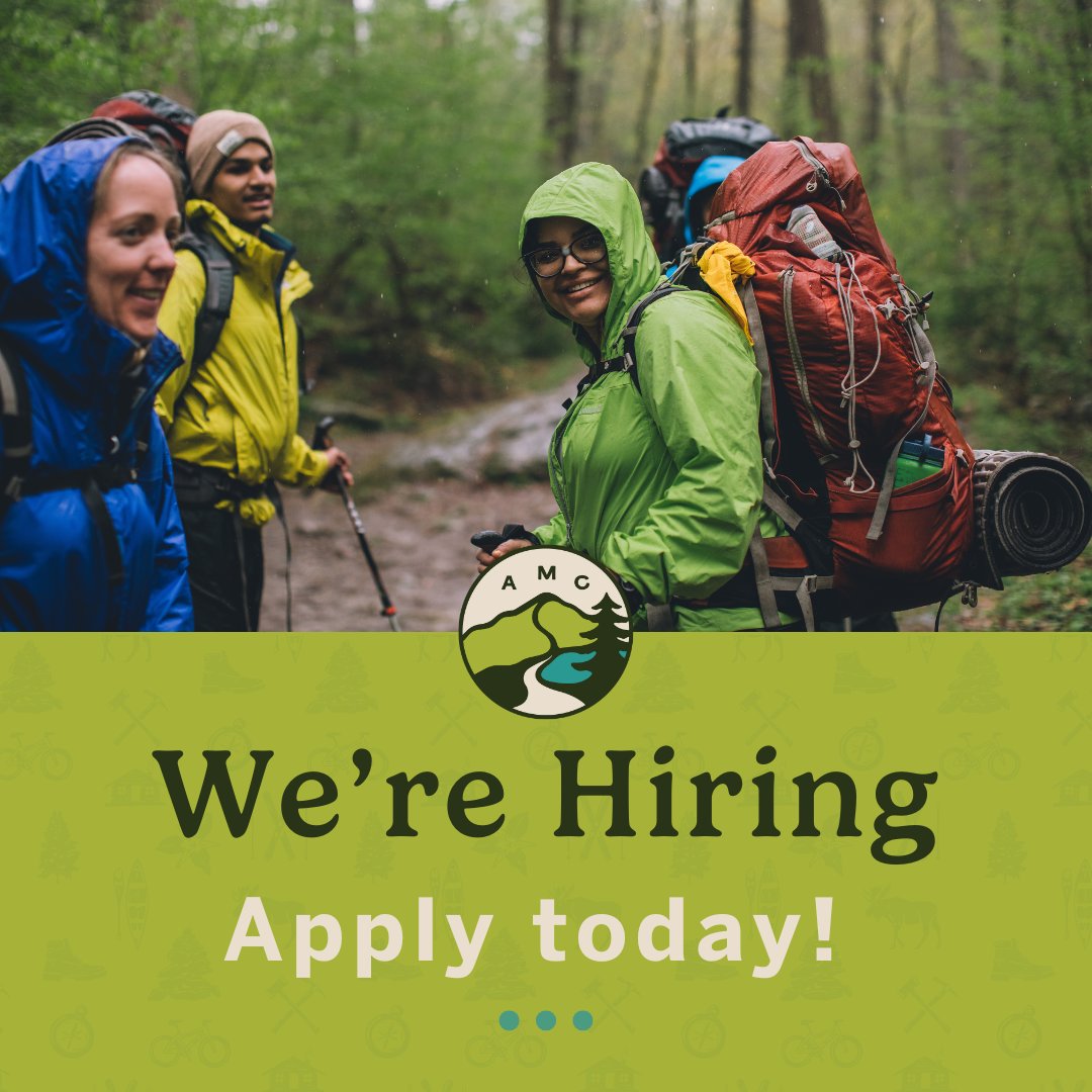 AMC is #nowhiring a Conservation Advocacy Communicator!

We’re looking for a storyteller who can turn science-backed policy into inspiring action—building a stronger movement to protect the places we all love. 💚
🔗 Apply today: paycomonline.net/v4/ats/web.php…