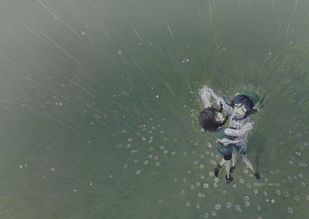 #Venti #NamelessBard
모든 투시와 인체를 무시한 작품