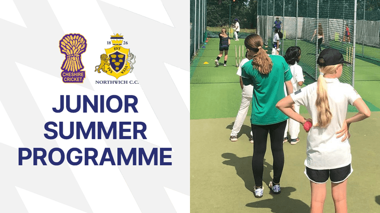 Cheshire Cricket Board Summer Holiday Programme at Northwich CC - Early Bird Offer – Book by 12th May
northwichcricketclub.org/news/cheshire-…