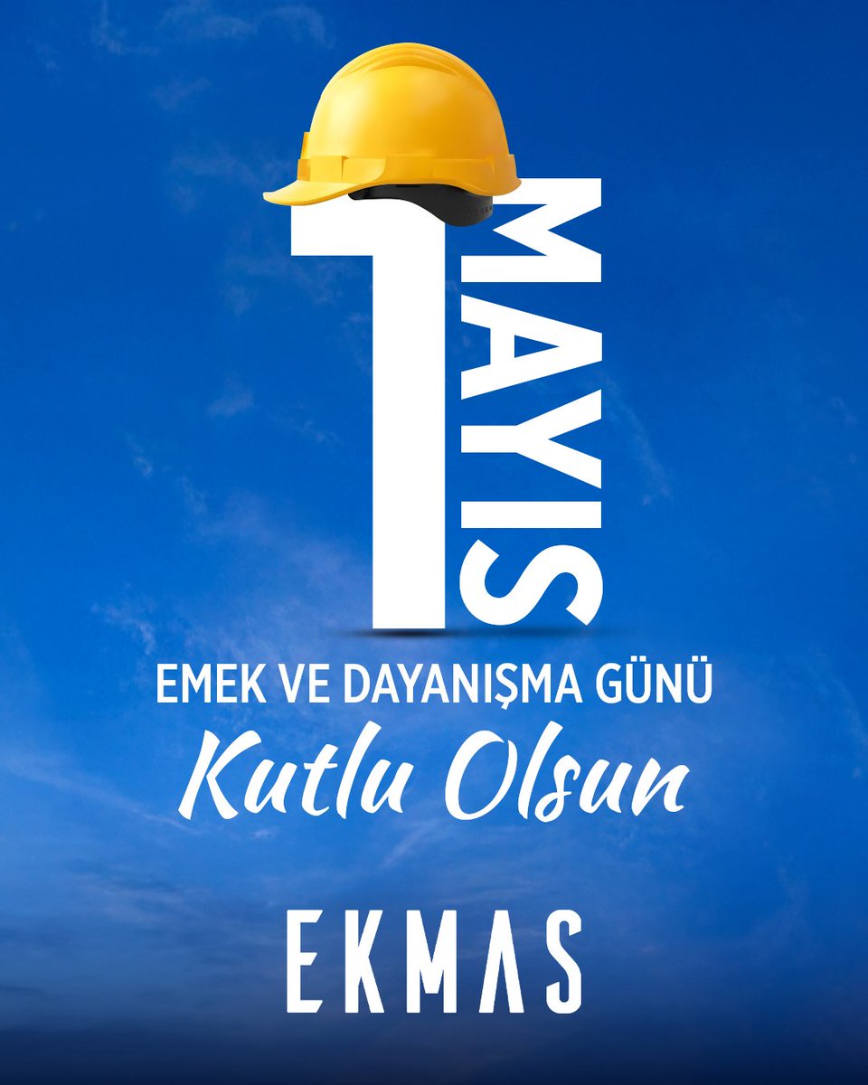 ekmasgroup's tweet photo. Birlikte çalışarak, üreterek, güçlü yarınlar inşa ediyoruz. Emeğin ve dayanışmanın her zaman yanındayız.

#ekmasgroup #1mayıs #emekvedayanışmagünü #işçibayramı https://t.co/L57NxcBYL4