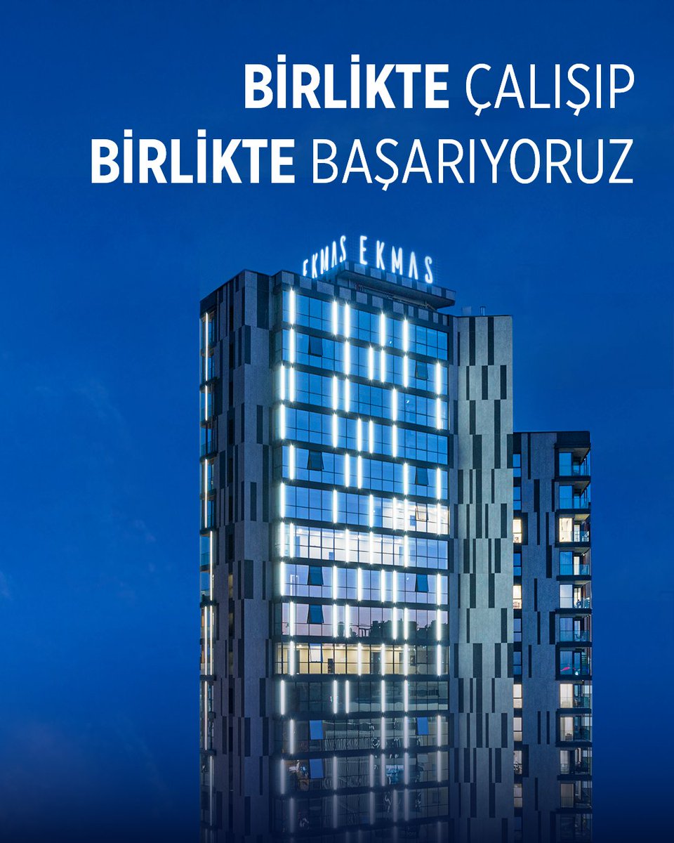 ekmasgroup's tweet photo. Birlikte çalışarak, üreterek, güçlü yarınlar inşa ediyoruz. Emeğin ve dayanışmanın her zaman yanındayız.

#ekmasgroup #1mayıs #emekvedayanışmagünü #işçibayramı https://t.co/L57NxcBYL4