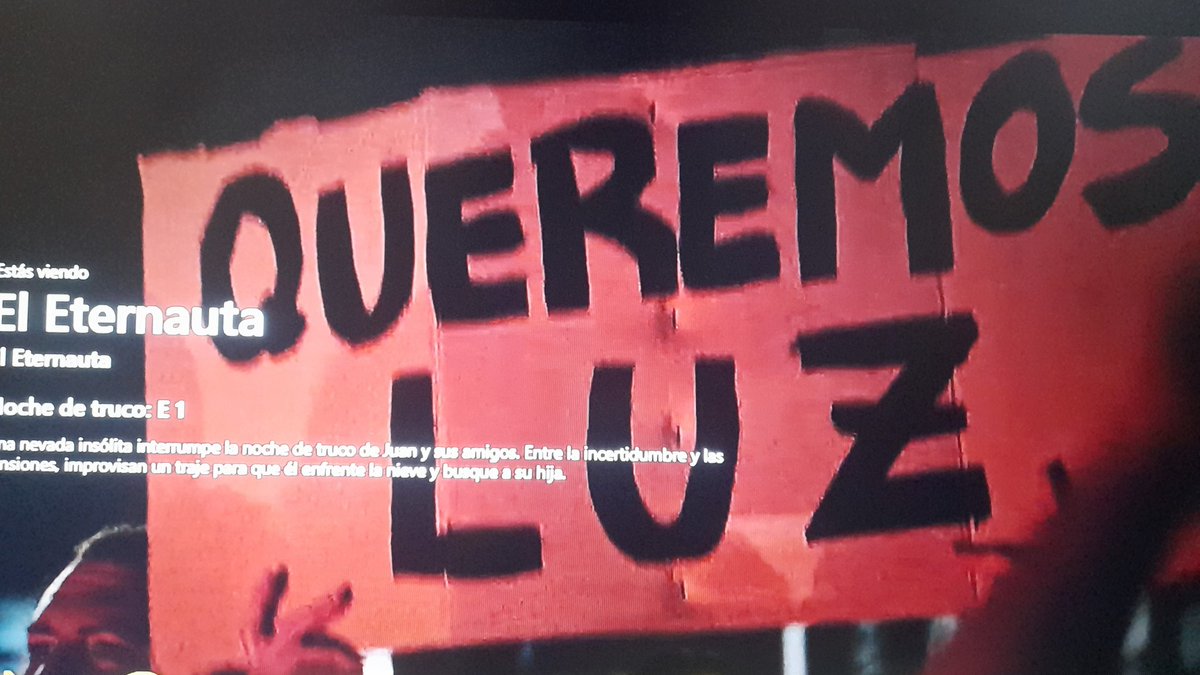 Claramente los sucesos de público conocimiento que ocurrieron en España están directamente relacionados con El Eternauta y <a href="/CheNetflix/">xılɟʇǝuǝɥɔ</a>
