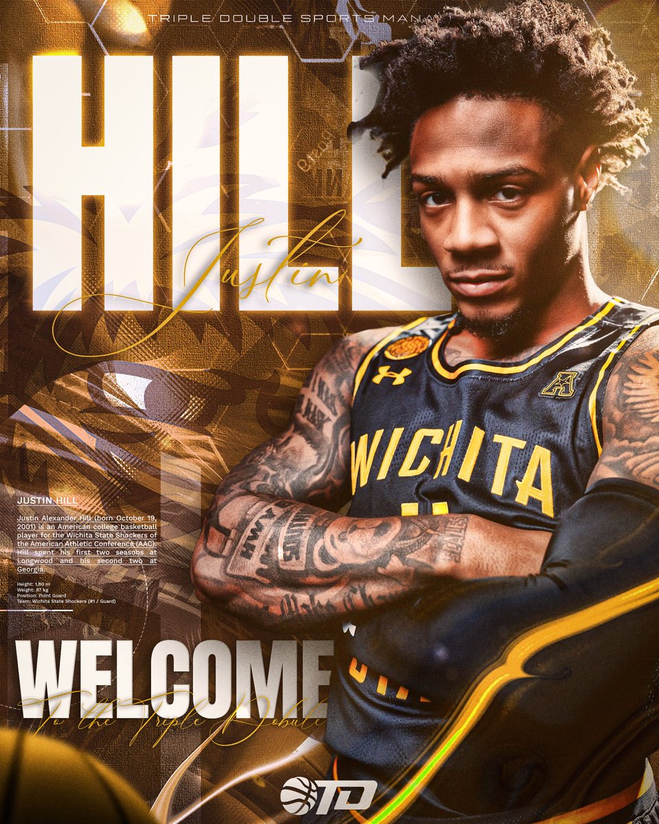 Ivan Zoroski (@tripledoublesm) on Twitter photo We are excited to welcome Justin Hill <a href="/JustinHill_11/">Justin Hill ✰</a> to
Triple Double Sports Management!
Wichita State <a href="/GoShockersMBB/">Wichita State Men's Basketball</a> star played in his senior year for the Shockers as one of the best point-guards in AAC Conference!
Justin is a strong and quick PG who also played for Georgia We are excited to welcome Justin Hill <a href="/JustinHill_11/">Justin Hill ✰</a> to
Triple Double Sports Management!
Wichita State <a href="/GoShockersMBB/">Wichita State Men's Basketball</a> star played in his senior year for the Shockers as one of the best point-guards in AAC Conference!
Justin is a strong and quick PG who also played for Georgia