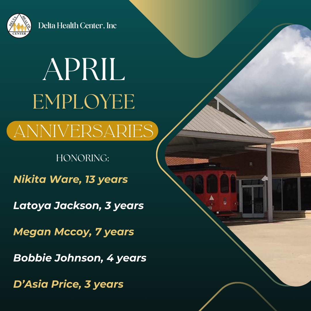 🎉 Honoring Our Incredible Team! 🎉
Today we celebrate the amazing individuals who make Delta Health Center, Inc. such a special place to serve. 💙🩺

Thanks to you, our patients get so much more than just care—they’re embraced with compassion, and top-notch support.