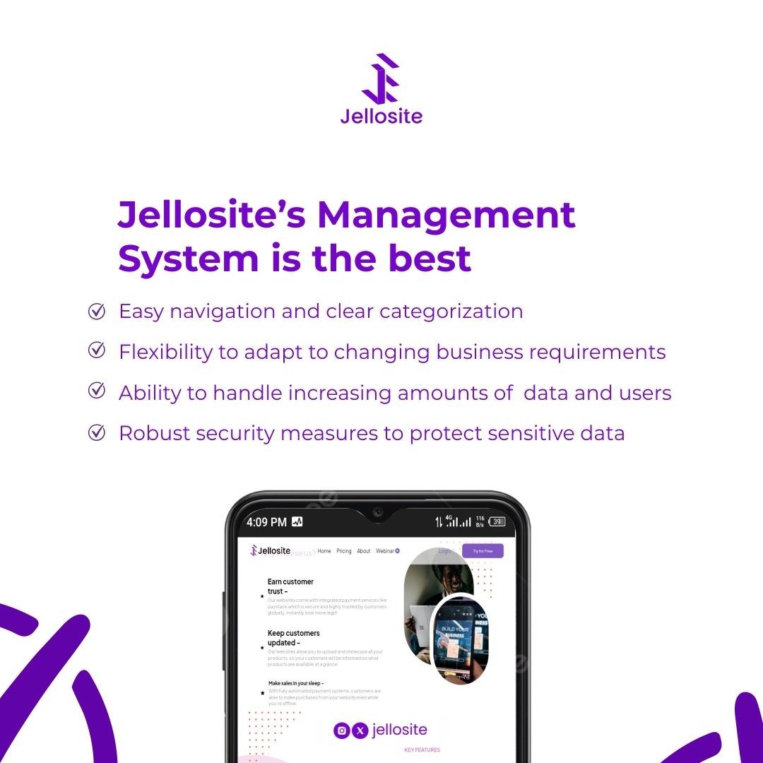 jellosite's tweet photo. Jellosite's Management System is the BEST! https://t.co/mEX7MwVuNT
