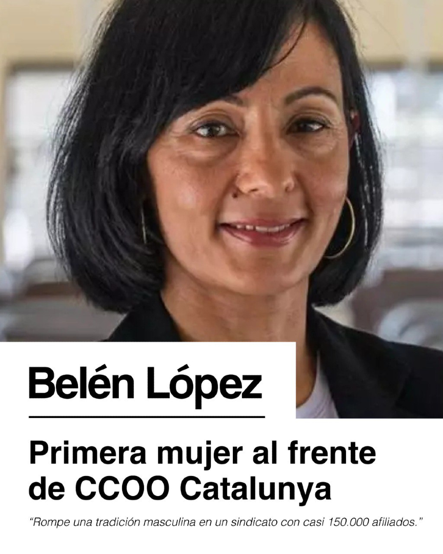 "López es una mujer que ha subido peldaños en el sindicato ocupándose de la precarización de las trabajadoras de la Costa Brava, de los jóvenes emigrantes de Salt, de las empresas pequeñas y medianas que constituyen el grueso de la ocupación en Catalunya."
f.mtr.cool/xcuyybflyk