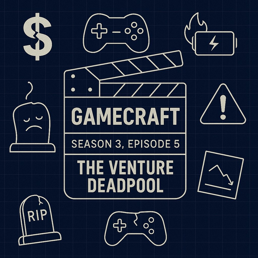 Gamecraft Podcast (@gamecraftpod) on Twitter photo π¨ NEW EPISODE π¨
The Venture Deadpool (S3E5)
<a href="/mitchlasky/">Mitch Lasky</a> & <a href="/blakeir/">Blake Robbins</a> dig into how and why venture-backed games fail.
From treating equity like production financing to the βnaked Series B,β we unpack the costly disconnect between venture capital and game development. π¨ NEW EPISODE π¨
The Venture Deadpool (S3E5)
<a href="/mitchlasky/">Mitch Lasky</a> & <a href="/blakeir/">Blake Robbins</a> dig into how and why venture-backed games fail.
From treating equity like production financing to the βnaked Series B,β we unpack the costly disconnect between venture capital and game development.
