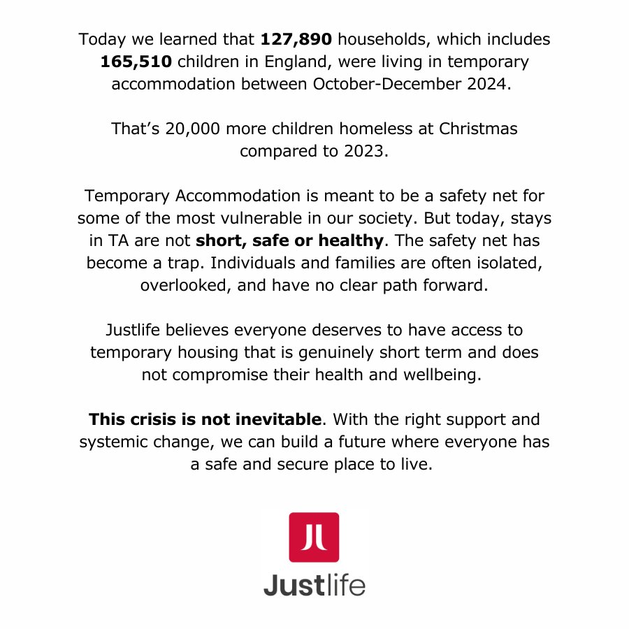 Our response to the latest figures on homelessness announced today.