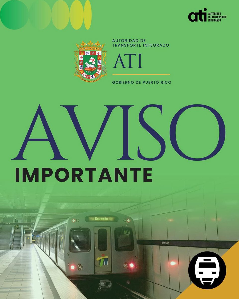 Desalojo de tren en Torrimar hacia la estación de Martínez Nadal. El tren continúa dando servicio intercalando vías. Personal se encuentra trabajando situación.