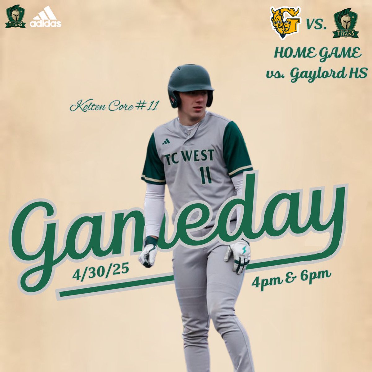 Traverse City West Baseball (@tcwbaseball) on Twitter photo The TCW Titans Varsity baseball team is taking on Gaylord at home today – come out and show our guys some love! #tcwshbaseball #tcwshtitans #tcwestathletics
<a href="/CoachWagner31/">Coach Wagner</a>
<a href="/TCWSHTitans/">Traverse City West Senior High School</a>
<a href="/tcwestathletics/">Traverse City West Athletics</a> The TCW Titans Varsity baseball team is taking on Gaylord at home today – come out and show our guys some love! #tcwshbaseball #tcwshtitans #tcwestathletics
<a href="/CoachWagner31/">Coach Wagner</a>
<a href="/TCWSHTitans/">Traverse City West Senior High School</a>
<a href="/tcwestathletics/">Traverse City West Athletics</a>