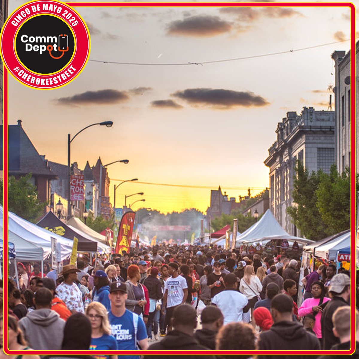 commdepotstl's tweet photo. This Saturday May 3rd 2025! 📷It's that time again for the #cherokeestreet #cincodemayostlfestival! Stop by 11AM-4PM for a day full of fun activities,musical, food, and be sure to grab your 📷freebies and a special balloon animal 📷made by STL's own Nerdy #bebesballoonbiz https://t.co/yykHdmKiQk