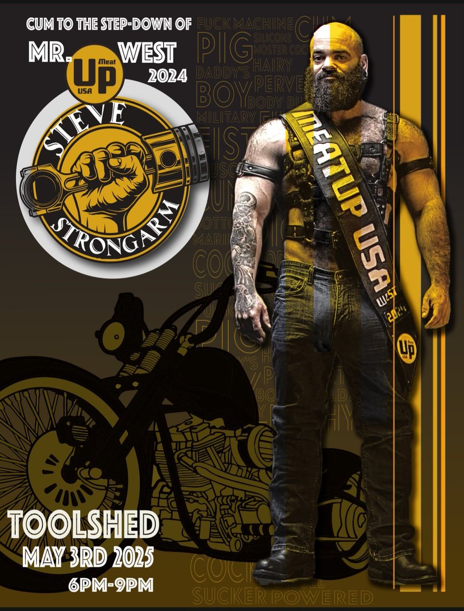 It is almost that time again for the Meat Up West. It is alittle bitter sweet emotions. It means my year of being the title holder is over but I get the honor of announcing the new title holder for 2025. If you are in Palm Springs you should cone by and see the contest. #silicone