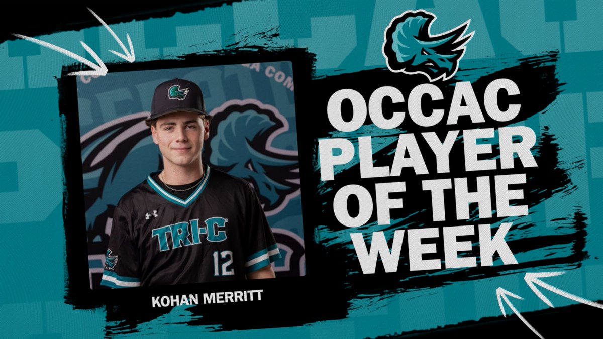 Kohan Merrit is <a href="/OCCACSports/">OCCAC</a>  player of the week coming off eight extra-base hits, 11 RBI and 10 runs scored. #gotops
bit.ly/432KVDA