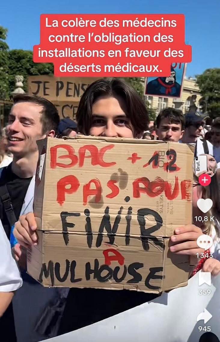 Qu’ils restent à Paris, dans leur confort, leur entre-soi et leurs loyers à 2000€… Mais dans ce cas, qu’on donne à l’Alsace toutes les compétences pour gérer sa santé, ses hôpitaux et ses médecins. L’Alsace mérite mieux que leur mépris.<a href="/UnserLand/">UnserLand</a> #alsace #medecin #santé <a href="/RetPS/">Régions et Peuples solidaires (R&PS)</a>