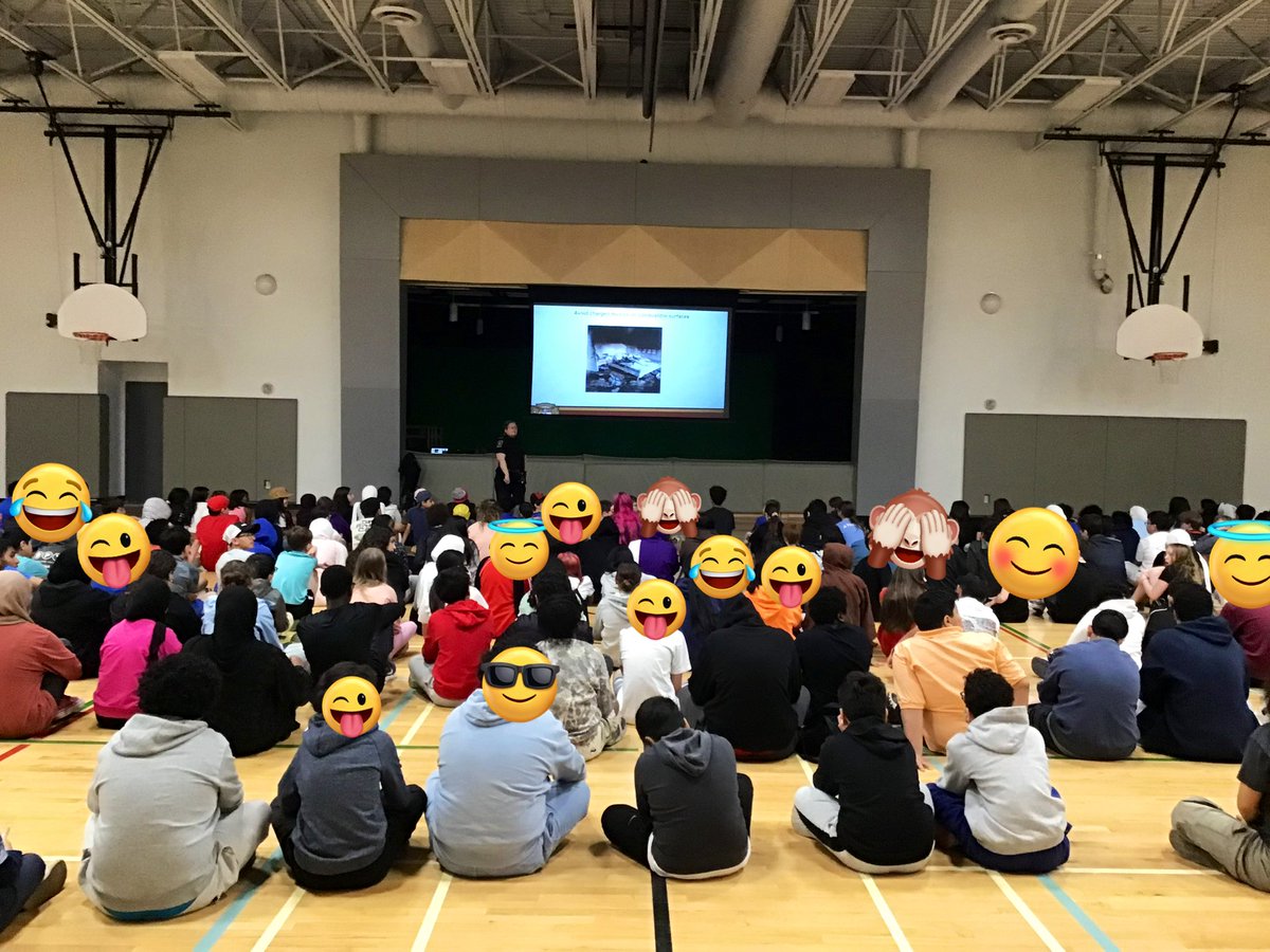 Thank you for the fire department for coming and giving our school a presentation about fire safety! We were very surprised to learn many different facts ☺️!@OttFirePrevent