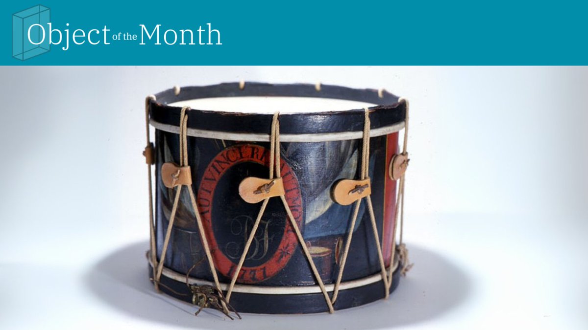 Though only 13 years old at the time, John Robbins of Acton acted as drummer to mark time for the marching troops during the Battle of Bunker Hill. 

Learn more about this 250-year-old and other unique objects of the month: ow.ly/65NH50VKxER