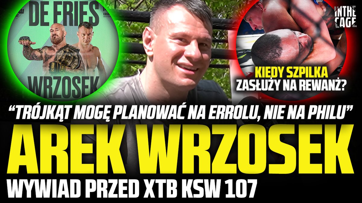 🆕 Arek WRZOSEK - walka o pas z DE FRIESEM | Obóz w ANKOSIE? | ROZENSTRUIK? | ERROL poddany | PUDZIAN [WYWIAD] 🔗 youtu.be/5mTTVEyxzQY

#KSW105 #KSW107 <a href="/KSW_MMA/">KSW</a> <a href="/FightUniq/">Uniq Fight Club</a>