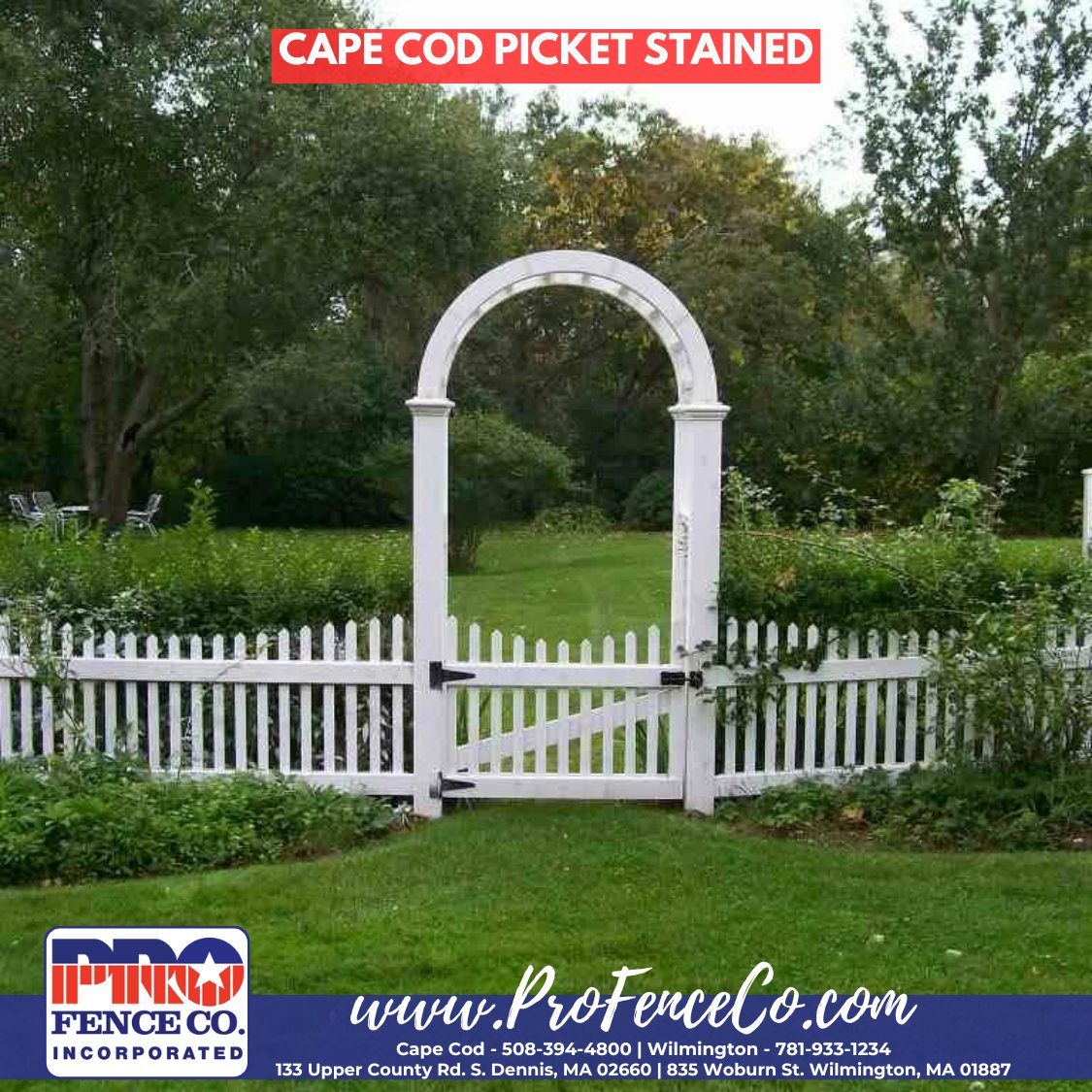 ProFenceCO1's tweet image. Nothing says classic New England charm like a Cape Cod picket fence. Add a fresh twist with a custom stain to match your home’s aesthetic. Stained cedar offers a rich, warm look while protecting the wood from the elements.

#CapeCodFence #PROFence

bit.ly/3sCvgan