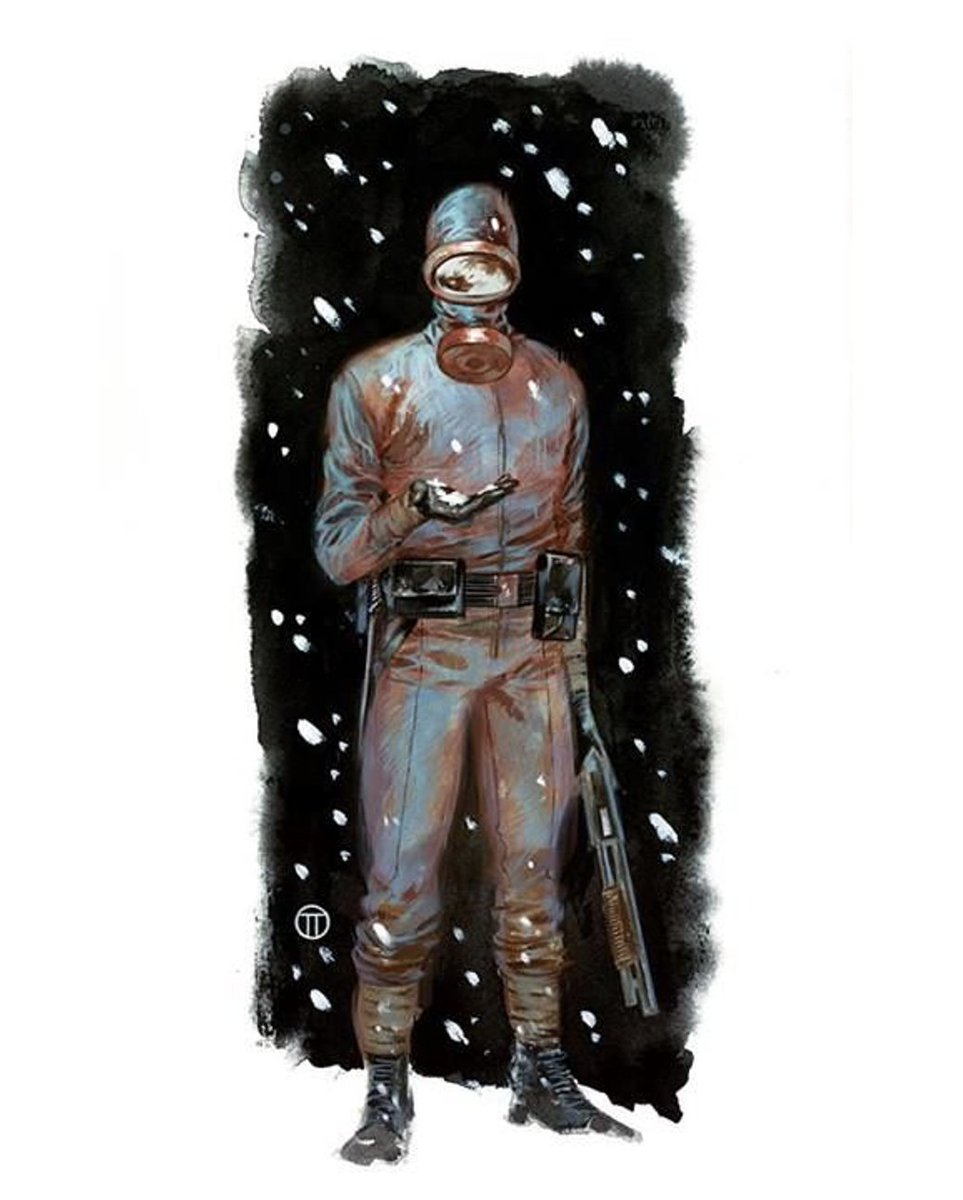 O Eternauta, hq argentina de ficção científica escrita pelo autor argentino Héctor Germán Oesterheld com arte de Francisco Solano López, acaba de chegar à <a href="/NetflixBrasil/">netflixbrasil</a> .

Estou muito ansioso para ver como esse clássico absoluto foi adaptado para live action.

Aqui, uma arte do